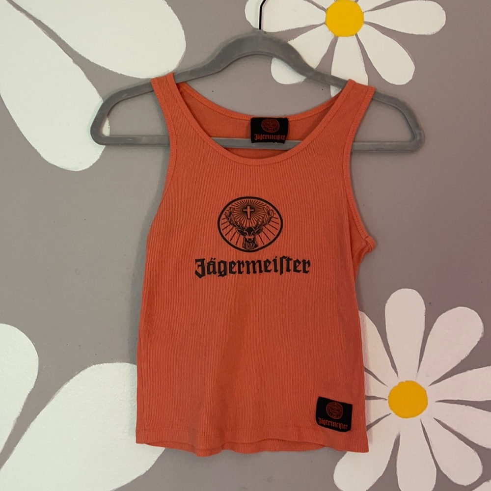 Y2K Orange Jager Tank Top